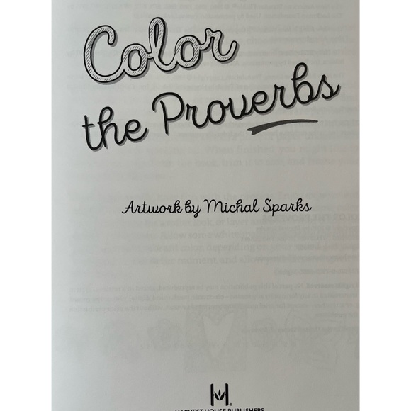 Color the Proverbs Paperback An Adult Coloring Book For Your Soul - Picture 3 of 7